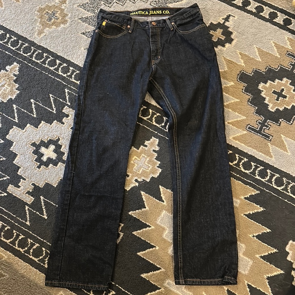 Nautica Straight Fit Dark wash jeans 33x32